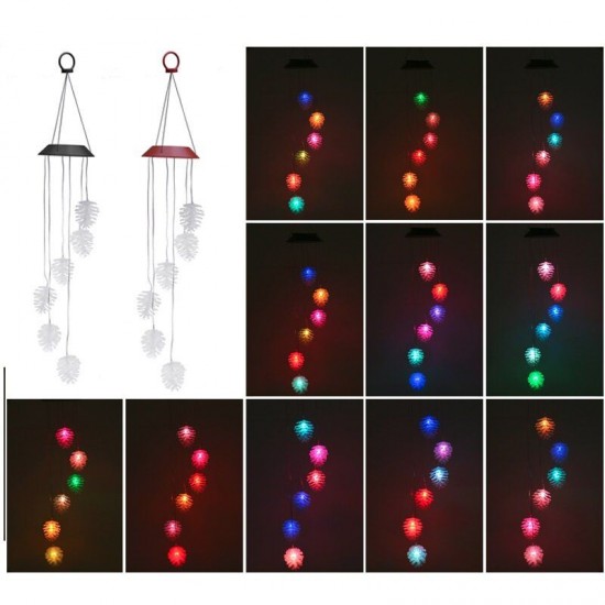 Solar Wind Chime Garden Light Hanging Light LED Courtyard Decoration Chandeliers