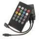 20 Key Music IR Remote Controller Sensor For 3528 5050 RGB LED Strip