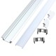 30CM Aluminum Channel Holder For LED Rigid Strip Light Bar Under Cabinet Lamp