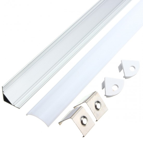 30CM Aluminum Channel Holder For LED Rigid Strip Light Bar Under Cabinet Lamp