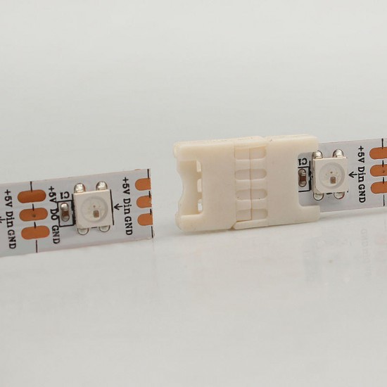 3pin 10mm Width Free Solder Connector for RGB LED Strip Lighting