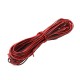 5PCS 10M Tinned Copper 22AWG 2 Pin Red Black DIY PVC Electric Cable Wire for LED Strips