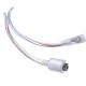 LED Light Strip Male to Female 4 Pin Adapter Waterproof Cable Cord