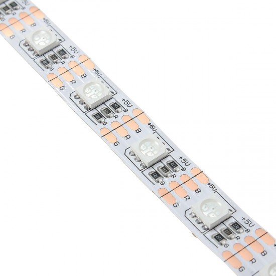 USB DC5V SMD5050 RGB LED White Tape TV Background Strip Light with Remote Controller Non-waterproof