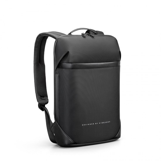 KINGSONS 15.6 inch Laptop Ultra-Slim Backpack Anti-theft Waterproof Multifunctional Business Bag For Man