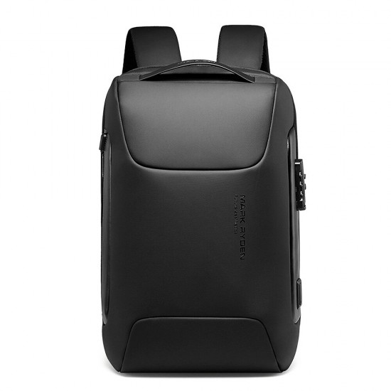 MR9116 Anti-theft Backpack Laptop Bag Shoulder Bag USB Charging Men Business Travel Storage Bag for 15.6 inch Computer