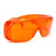 445nm Blue-violet Laser Protective Goggles OD4+ 200-540nm Eye Protection Safety Glasses Orange