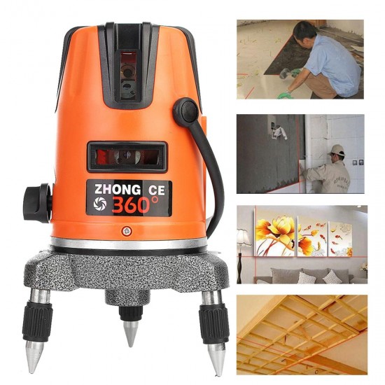 5 Line 6 Point Laser Level Line Auto High Brightness Self Leveling Master