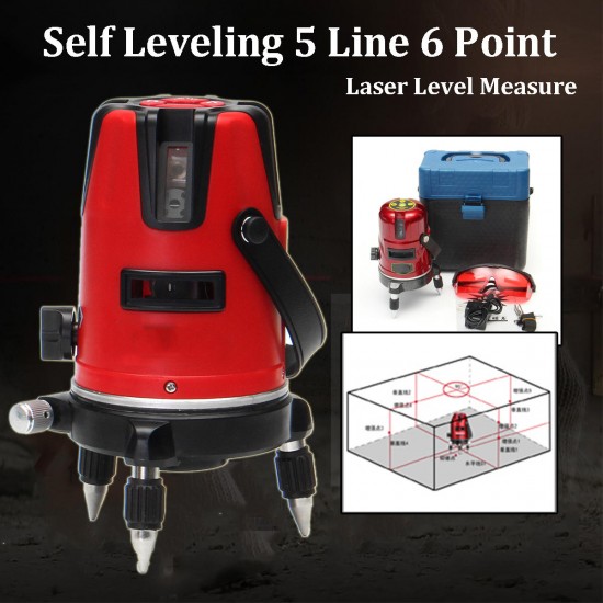 5 Line 6 Point Laser Level Professional Automatic Self Leveling Laser Level Measurement Tool