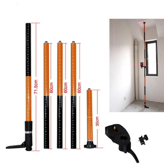 5/8 and 1/4 Interface Extend Bracket Elongation Maximum 3.36M Support Stand for Laser Level