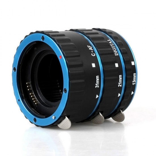 Colorful Metal AF Macro Extension Tube Ring For Canon EOS EF EF-S