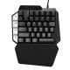 K109 38 Keys Universal USB Wired One-Handed Gaming KeypadMechanical Keyboard for PC Laptop