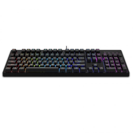 V808 Wired Mechanical Gaming Keyboard 104 Keys Switch Red Switch RGB Back Light PBT Keycap USB bluetooth