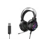 M10 7.1 Virtual Stereo Surround Sound Gaming Headset 3-in-1 USB Plug Noise Reduction 360° Adjustable Microphone Large 50mm Speaker