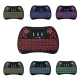 T2 Colorful Backlit 2.4G Touchpad Air Mouse Mini Wireless Keyboard for Android TV Box Laptop