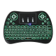 T2 Colorful Backlit 2.4G Touchpad Air Mouse Mini Wireless Keyboard for Android TV Box Laptop