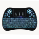 T2 Colorful Backlit 2.4G Touchpad Air Mouse Mini Wireless Keyboard for Android TV Box Laptop