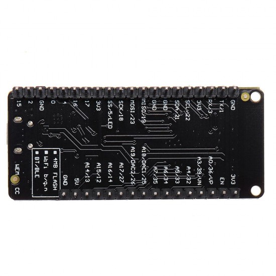 3Pcs LOLIN32 V1.0.0 WiFi + bluetooth Module ESP-32 4MB FLASH Development Board Pin Soldered Version