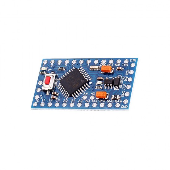 5Pcs 3.3V 8MHz ATmega328P-AU Pro Mini Microcontroller With Pins Development Board