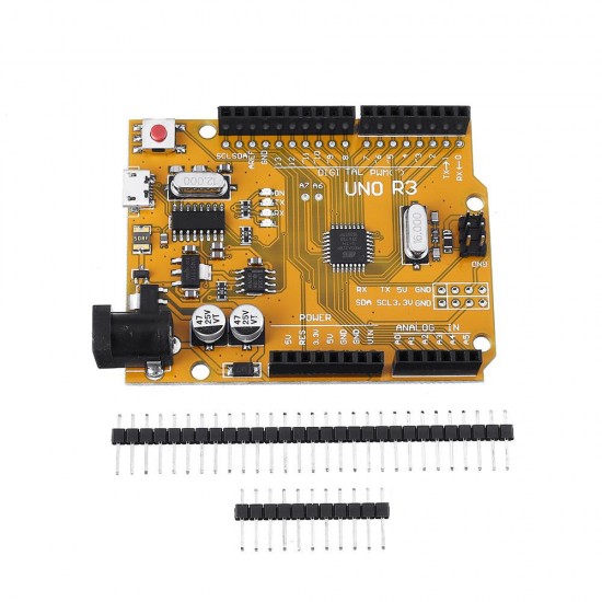 UNO R3 Development Board Improved Version Enhanced SCM Yellow Module