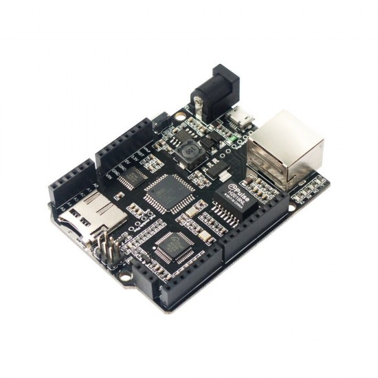 Without PoE ETH ATmega32U4 Ethernet W5500 (V2) Development Board