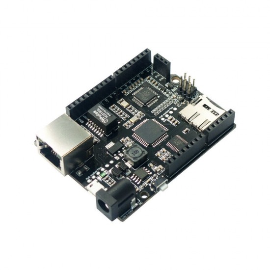 Without PoE ETH ATmega32U4 Ethernet W5500 (V2) Development Board