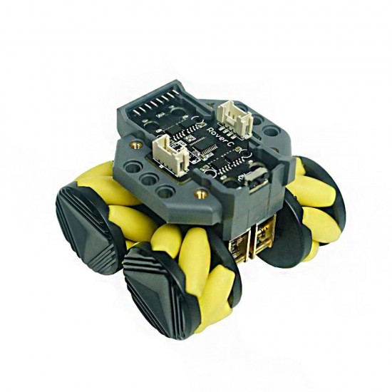 Programmable Omnidirectional Mobile Robot Base Compatible with STM32f030f4 Microcontroller