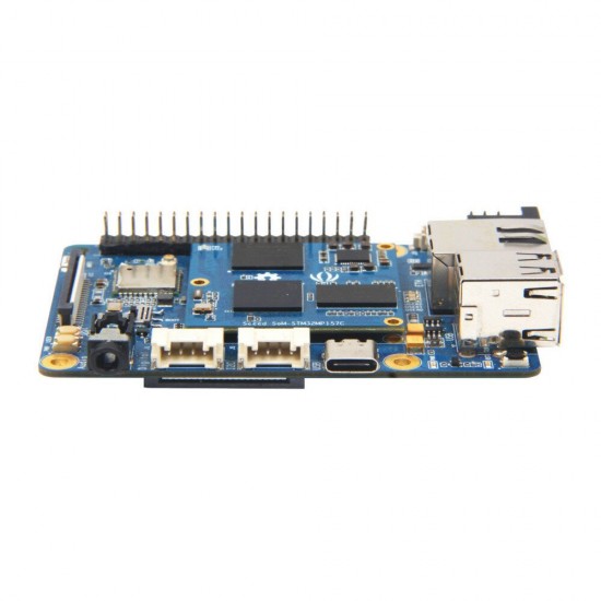 STM32MP157C Evaluation Board 40-Pin Compatible with SoM Arm-Cortex-A7 plus Cortex-M