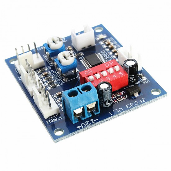 DC 12V Four Wire Thermostat PWM PC CPU Fan Temperature Control Speed Controller Module