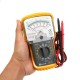 KT7006 Analog Multimeter Built-in Test Leads Large Display AC/DC Voltage DC Current Measurement Input Impedance