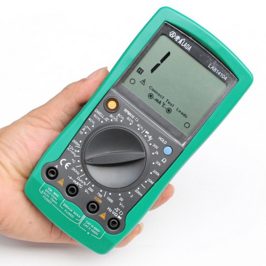 LA814104 Professional Multimeter Auto Repair Digital Multimeter Overload Protect Car Test