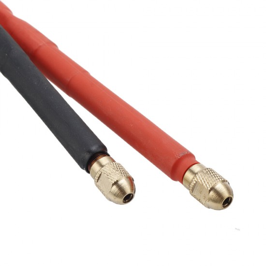 1Pair Handheld 18650 Lithium Battery Spot Welding Pen Copper Tube Cord DIY Spot Welding Machine Accessories 75cm