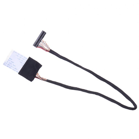 30Pin 1CH 8-bit Large Screen LCD TV LVDS Screen Line PC to DuPont Interface Cable For Samsung 18.5 inch LCD Driver Board