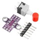 3Pcs CJMCU-010 With Lock Button Self-locking Switch Double Row Switch