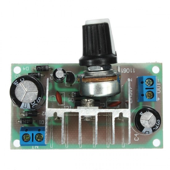 3Pcs DC/AC To DC LM317 Power Continuous Adjustable Voltage Regulator 1.25V-37V With Protection