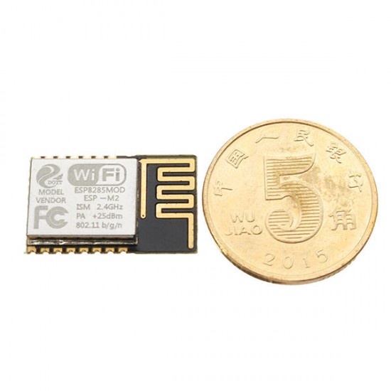 3Pcs Mini ESP-M2 ESP8285 Serial Wireless WiFi Transmission Module SerialNET MODE Fully Compatible With ESP8266