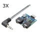 3Pcs TEA5767 FM Stereo Radio Module 76-108MHZ With Antenna