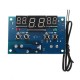 3pcs XH-W1401 Intelligent Digital Display Temperature Controller Upper And Lower Limit Setting Three Window Synchronization Display