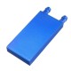 40*80 0.5mm Blue Aluminum Alloy Water Cooling Block Radiator Liquid Cooler Heat Sink Equipment