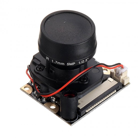 5MP OV5647 Night Vision 175° RPi Camera Module Day and Night Switch Camera Board with Automatic IR-CUT