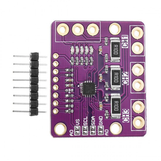 5Pcs CJMCU-3221 INA3221 Triple-way Low Side / High Side I2C Output Current Power Monitor Module