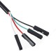 5Pcs PL2303 USB to TTL USB to Serial Port PL2303 Module Brush Line 4PIN DuPont Cable