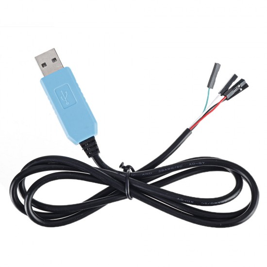 5Pcs PL2303 USB to TTL USB to Serial Port PL2303 Module Brush Line 4PIN DuPont Cable