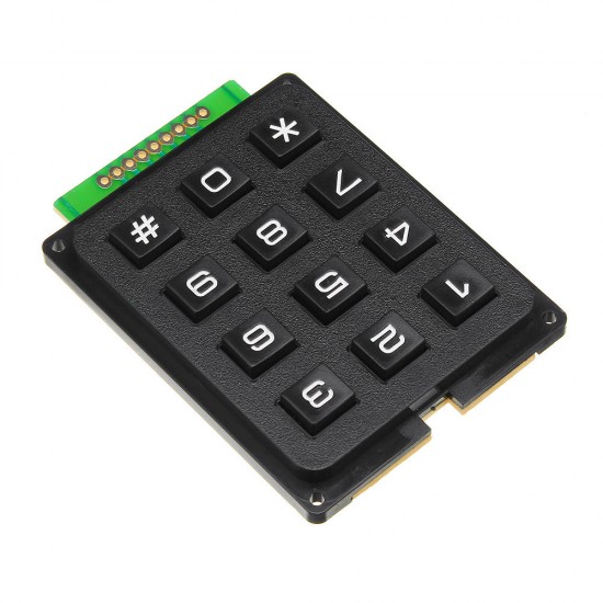 5pcs 12 Key MCU Membrane Switch Keypad 4 x 3 Matrix Array Matrix Keyboard Module for Arduino - products that work with official Arduino boards