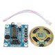 5pcs ISD1820 3-5V Recording Voice Module Recording And Playback Module Control Loop Play / Jog Play / Single Play Function With Microphone And 0.5W 8R Speaker for Arduino - products that wo