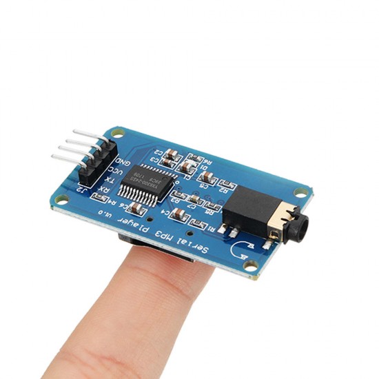 5pcs Wemos YX6300 UART TTL Serial Control MP3 Music Player Module Support Micro SD/SDHC Card For /AVR/ARM/PIC 3.2-5.2V