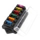 6Way Blade Fuse Box Block Holder ATO ATC Circuit Standard for 12V 24V Car Marine