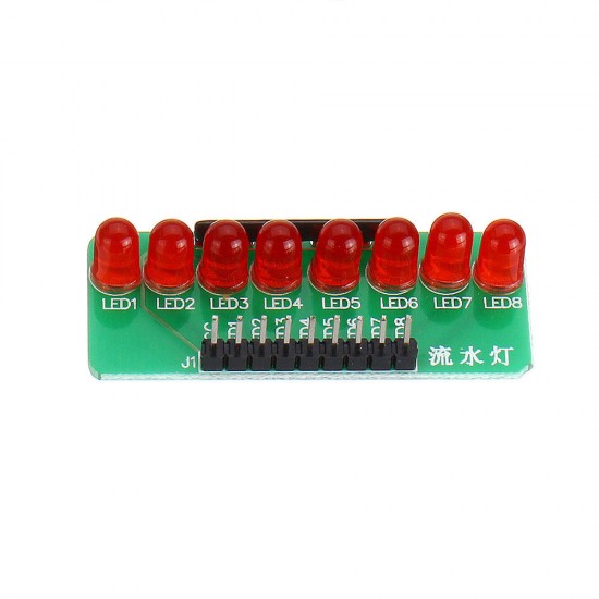 8 Way Water Light Marquee 5MM RED LED Light-emitting Diode Single Chip Module Diy Electronic MCU Expansion Module