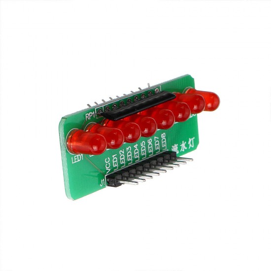 8 Way Water Light Marquee 5MM RED LED Light-emitting Diode Single Chip Module Diy Electronic MCU Expansion Module