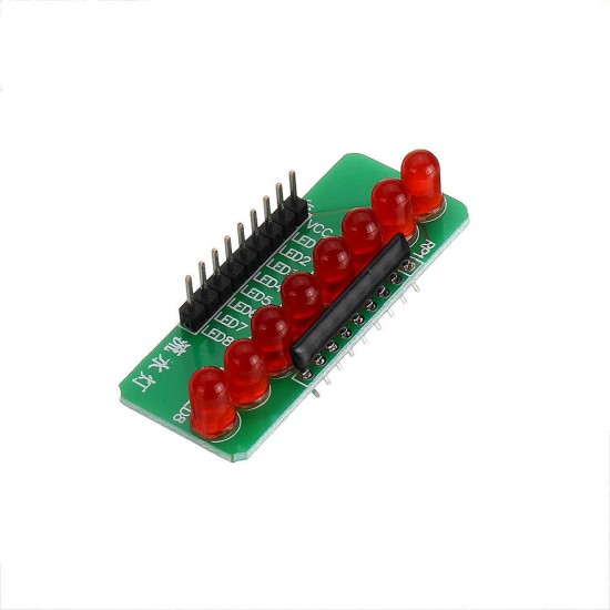 8 Way Water Light Marquee 5MM RED LED Light-emitting Diode Single Chip Module Diy Electronic MCU Expansion Module